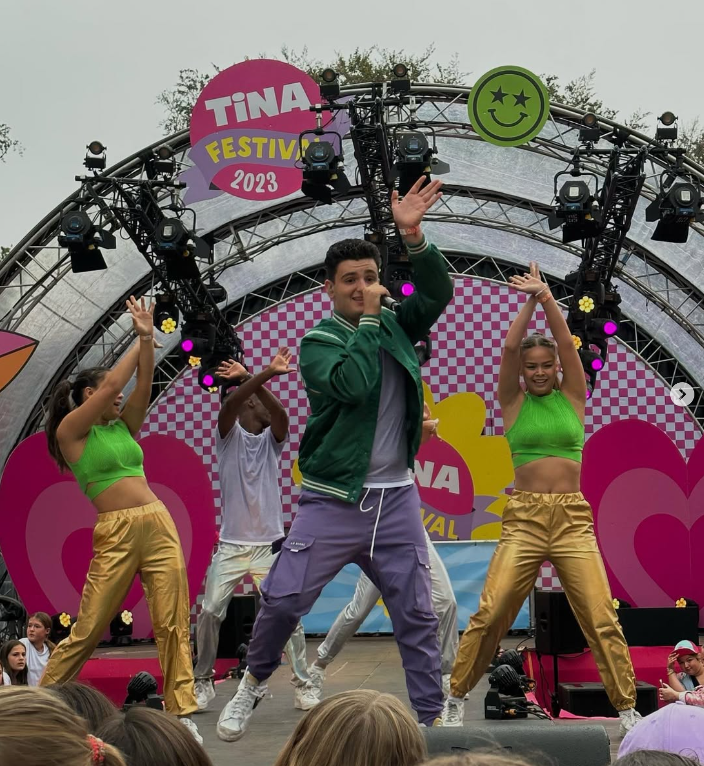 Teddy op een festival